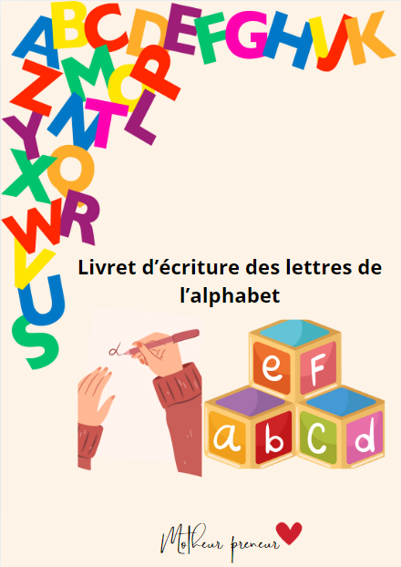 Livret apprendre à écrire les lettres de l'alphabet